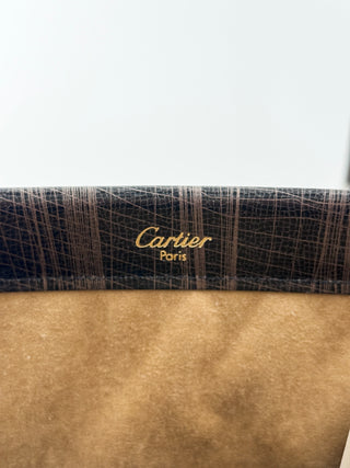 Cartier trinity handle leather bag