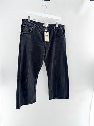 Balenciaga wide leg crop jeans, FR 40 / US 8