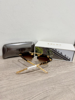 Krewe Duq STL II sunglasses tortoise and gold