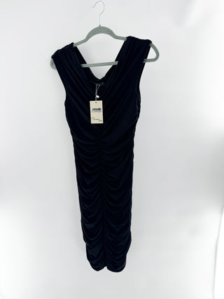 The Row ruched midi dress, L