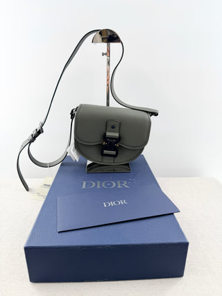 Dior leather gallop pouch bag
