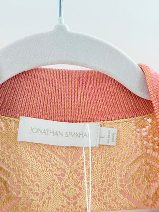 Zimmermann crochet ombre collar polo, L