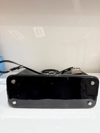 Louis Vuitton Paris Black Patent Leather Handbag