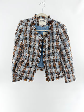 L'Agence tweed jacket blazer, 8