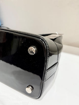 Louis Vuitton Paris Black Patent Leather Handbag