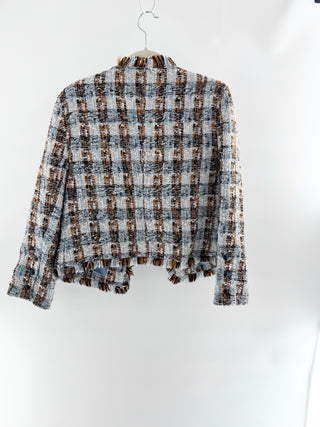 L'Agence tweed jacket blazer, 8