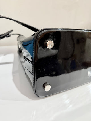 Louis Vuitton Paris Black Patent Leather Handbag