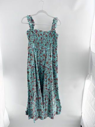 Sea New York cotton smocked sleeveless maxi dress, L