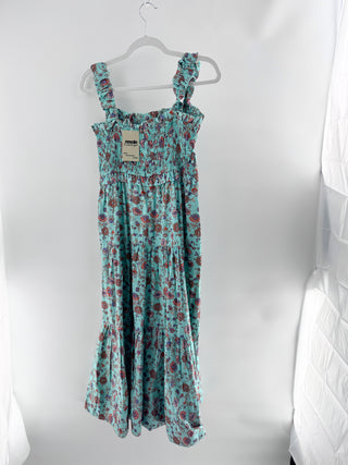 Sea New York cotton smocked sleeveless maxi dress, L