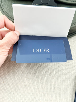 Dior leather gallop pouch bag
