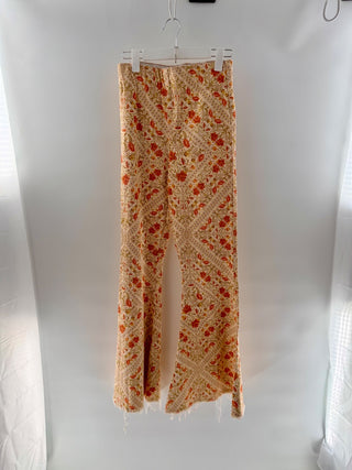 Show Me Your Mumu matching set crop top and flare jeans pattern, M