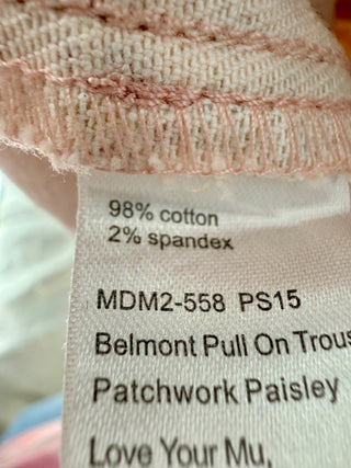 Show Me Your Mumu matching set crop top and flare jeans pattern, M