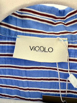 Vigolo cotton striped set, S ovesized