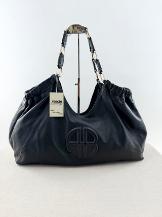 Anine Bing large kate leather tote bag