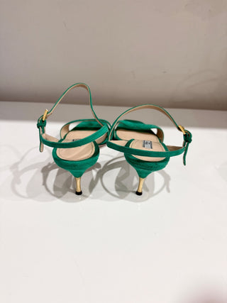 Prada suede low heel sandals, 40