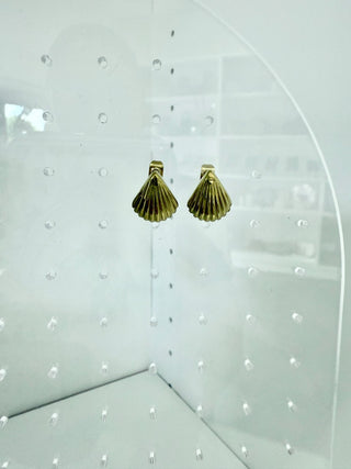 Cioccolato Couture Suzanna 18K Gold-Plated Mother Of Pearl Earring