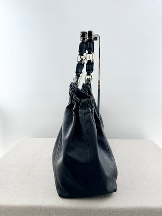 Anine Bing large kate leather tote bag