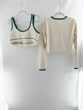 Set active Active Set Cropped Top with Sports Bra, XL