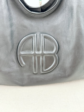 Anine Bing large kate leather tote bag