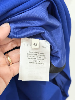 NWT Stella McCartney Anita Contour Colorblock Sheath Dress Blue Black Women 42/6