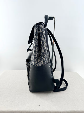 Dior large saddle backpack with flap