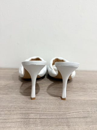 Bottega Veneta quilted leather slide sandals  heel, 40