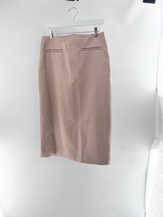 L'Academie Glossy Long Skirt w/zipper, L