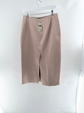 L'Academie Glossy Long Skirt w/zipper, L