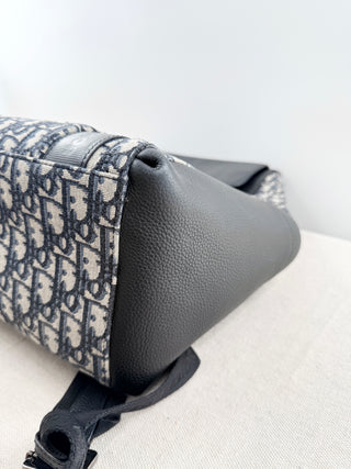 Dior large saddle backpack with flap