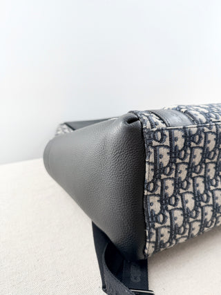 Dior large saddle backpack with flap