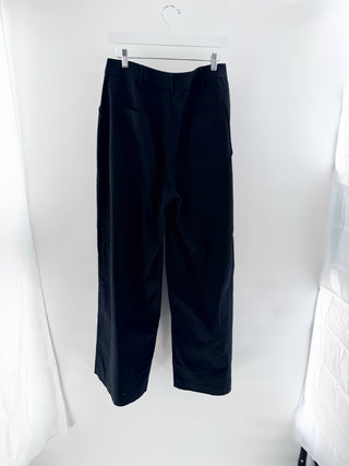 Lovers and Friends high-waisted trousers featuring structured waistband with belt loops, and a clean tailored silhouette, M