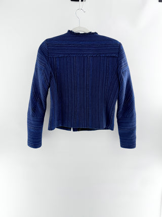Sandro striped zip up blazer jacket, 36 FR / 4 US