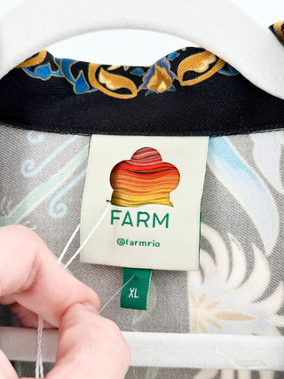 Farm Rio pattern mini dress, XL