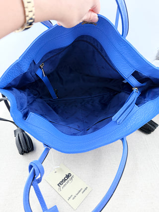 Longchamp leather penelope tote bag