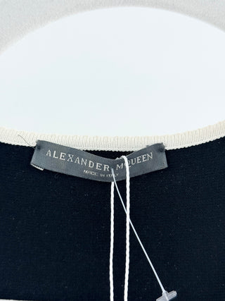 Alexander McQueen knit fit and flare midi dress, L