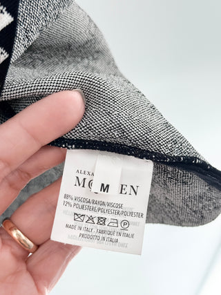Alexander McQueen knit top with peplum finish, M