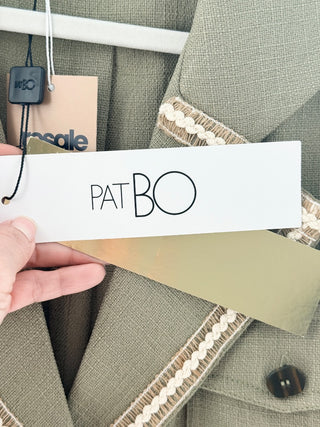 PatBo linen mini dress, L