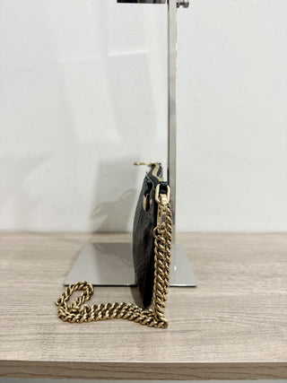 Chloe textured leather chain small pouch bag