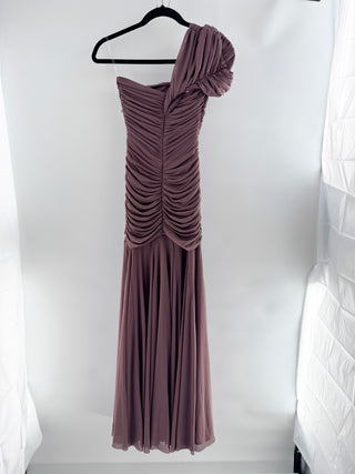 Babyboo ruched cut out maxi dress, S