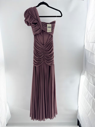 Babyboo ruched cut out maxi dress, S