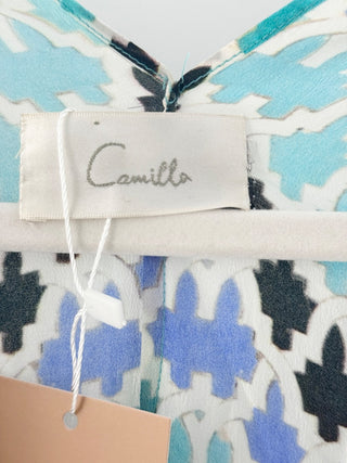 Camilla 100% silk kaftan long, one size