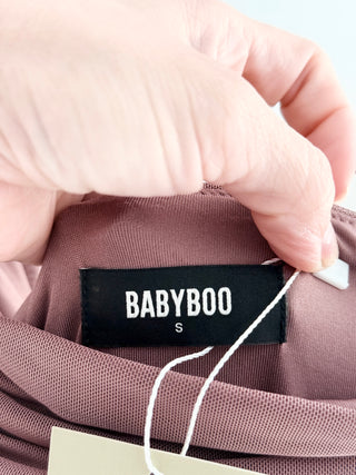 Babyboo ruched cut out maxi dress, S