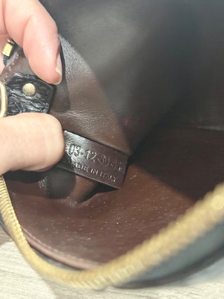 Chloe textured leather chain small pouch bag