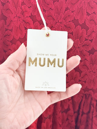 Show Me Your Mumu lace mini dress, S