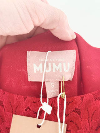 Show Me Your Mumu lace mini dress, S