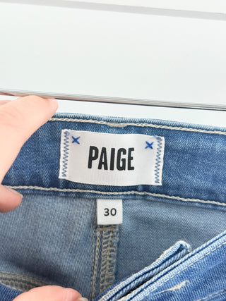 Paige genesee wide leg jeans, 30