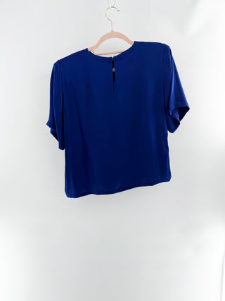 Nonchalant satin crop top, S