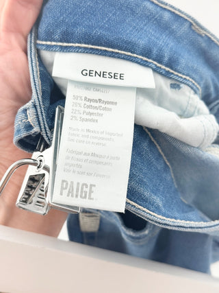 Paige genesee wide leg jeans, 30