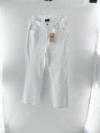 7 For All Mankind high waist slim kick jeans, 31