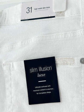 7 For All Mankind high waist slim kick jeans, 31